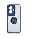 Kup Etui s držákem na prst Bizon Case Hybrid Ring pro Oppo A79 5G kouřové s modrým rámem - BIZ4638 - {ean13} - Sklep Home Screen