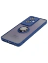 Kup Bizon Case Hybrid Ring Oppo A79 5G fumuriu cu un cadru bleu marin - BIZ4638 - {ean13} - Sklep Home Screen