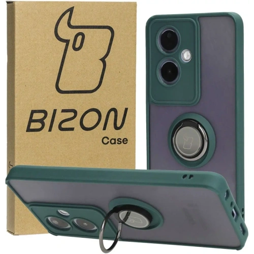 Buy Bizon Case Hybrid Ring Oppo A79 5G smoky with a dark green frame - BIZ5210 - {ean13} - Home Screen Store Europe