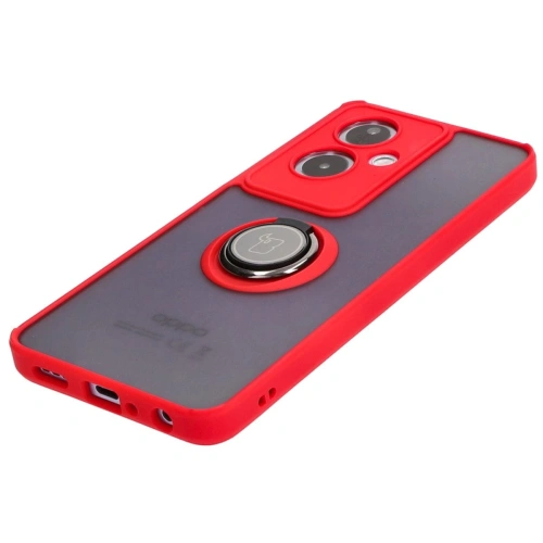 Buy Bizon Case Hybrid Ring Oppo A79 5G smoky with a red frame - BIZ5211 - {ean13} - Home Screen Store Europe