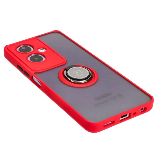 Buy Bizon Case Hybrid Ring Oppo A79 5G smoky with a red frame - BIZ5211 - {ean13} - Home Screen Store Europe