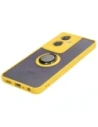 Buy Bizon Case Hybrid Ring Oppo A79 5G smoky with a yellow frame - BIZ5213 - {ean13} - Home Screen Store Europe