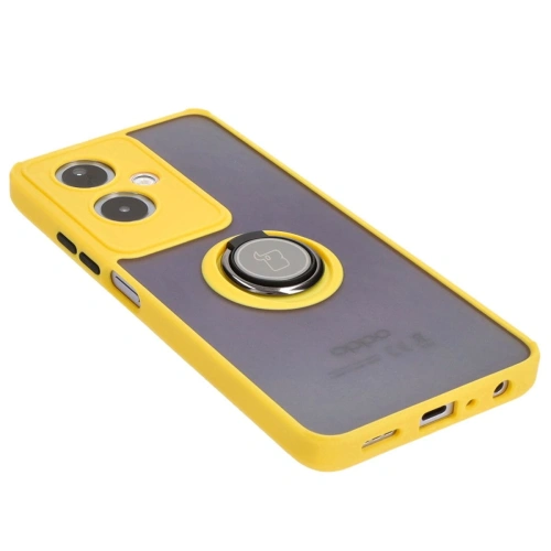 Kup Bizon Case Hybrid Ring Oppo A79 5G fumuriu cu un cadru galben - BIZ5213 - {ean13} - Sklep Home Screen