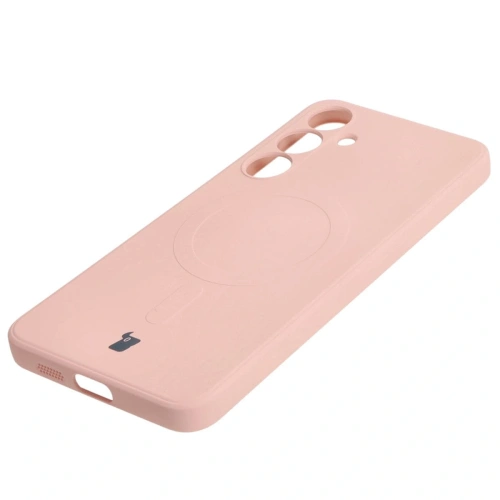 Kup Bizon Case Silicone Magnetic Sq Samsung Galaxy S24 Plus roz deschis - BIZ5214 - {ean13} - Sklep Home Screen