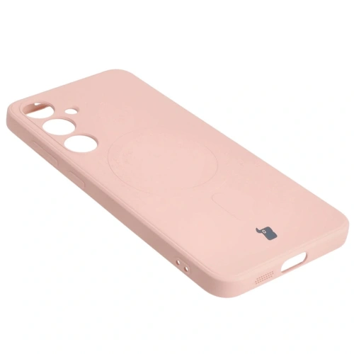Kup Bizon Case Silicone Magnetic Sq Samsung Galaxy S24 Plus roz deschis - BIZ5214 - {ean13} - Sklep Home Screen