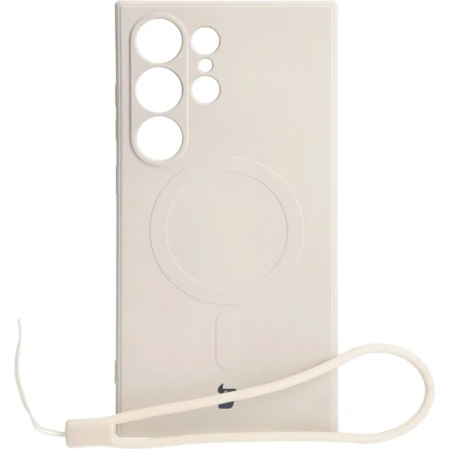 Kup Caz de silicon Bizon Magnetic Sq Samsung Galaxy S24 Ultra bej - BIZ5215 - {ean13} - Sklep Home Screen