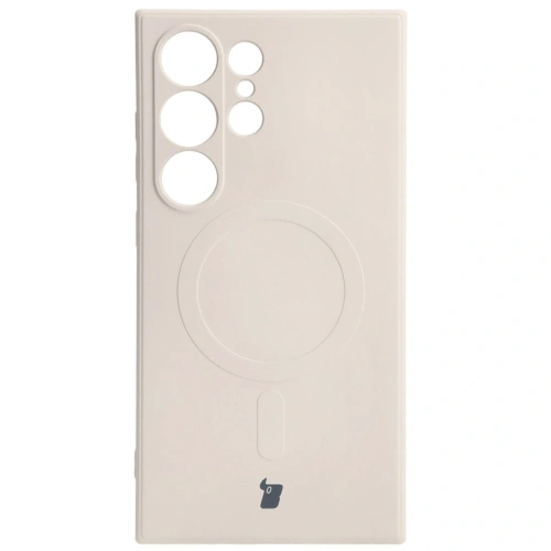 Buy Bizon Case Silicone Magnetic Sq Samsung Galaxy S24 Ultra beige - BIZ5215 - {ean13} - Home Screen Store Europe