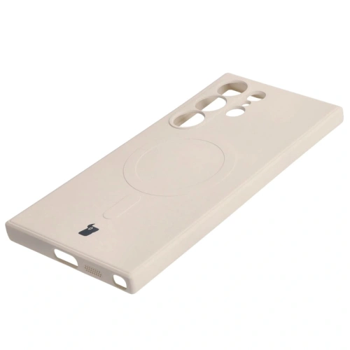 Kup Etui Bizon Case Silicone Magnetic Sq do Samsung Galaxy S24 Ultra beżowe - BIZ5215 - {ean13} - Sklep Home Screen