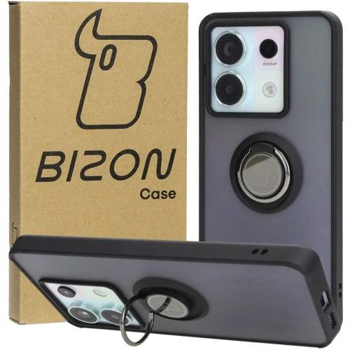 Buy Bizon Case Hybrid Ring Xiaomi Poco X6 / Xiaomi Redmi Note 13 Pro 5G smoky with a black frame - BIZ4645 - {ean13} - Home Screen Store Europe