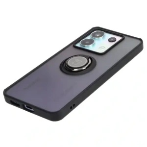 Kup Etui s úchytem na prst Bizon Case Hybrid Ring pro Xiaomi Poco X6 / Xiaomi Redmi Note 13 Pro 5G kouřové s černým rámečkem - BIZ4645 - {ean13} - Sklep Home Screen
