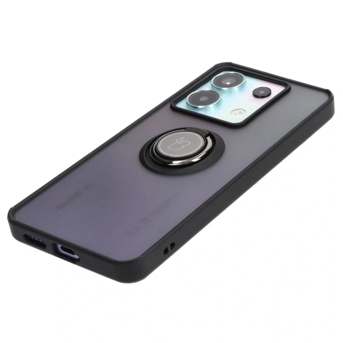 Buy Bizon Case Hybrid Ring Xiaomi Poco X6 / Xiaomi Redmi Note 13 Pro 5G smoky with a black frame - BIZ4645 - {ean13} - Home Screen Store Europe