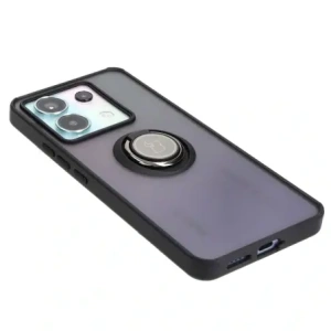 Kup Etui s úchytem na prst Bizon Case Hybrid Ring pro Xiaomi Poco X6 / Xiaomi Redmi Note 13 Pro 5G kouřové s černým rámečkem - BIZ4645 - {ean13} - Sklep Home Screen