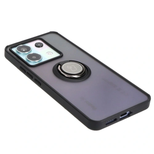 Kup Etui s úchytem na prst Bizon Case Hybrid Ring pro Xiaomi Poco X6 / Xiaomi Redmi Note 13 Pro 5G kouřové s černým rámečkem - BIZ4645 - {ean13} - Sklep Home Screen