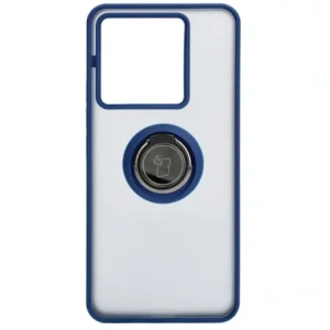 Kup Etui s úchopem na prst Bizon Case Hybrid Ring do Xiaomi Poco X6 / Xiaomi Redmi Note 13 Pro 5G kouřové s modrým rámem - BIZ5217 - {ean13} - Sklep Home Screen