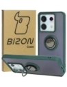 Kup Etui s úchopem na prst Bizon Case Hybrid Ring do Xiaomi Poco X6 / Xiaomi Redmi Note 13 Pro 5G kouřové s tmavozeleným rámečkem - BIZ5218 - {ean13} - Sklep Home Screen