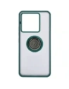 Kup Bizon Case Hybrid Ring Xiaomi Poco X6 / Xiaomi Redmi Note 13 Pro 5G fumuriu cu un cadru verde închis - BIZ5218 - {ean13} - Sklep Home Screen