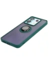 Kup Etui s úchopem na prst Bizon Case Hybrid Ring do Xiaomi Poco X6 / Xiaomi Redmi Note 13 Pro 5G kouřové s tmavozeleným rámečkem - BIZ5218 - {ean13} - Sklep Home Screen