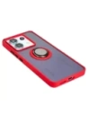 Kup Etui s úchopem na prst Bizon Case Hybrid Ring do Xiaomi Poco X6 / Xiaomi Redmi Note 13 Pro 5G kouřové s červeným rámečkem - BIZ5219 - {ean13} - Sklep Home Screen