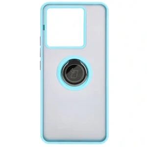 Buy Bizon Case Hybrid Ring Xiaomi Poco X6 / Xiaomi Redmi Note 13 Pro 5G smoky with a light blue frame - BIZ4649 - {ean13} - Home Screen Store Europe