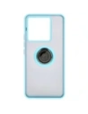 Kup Etui s úchopem na prst Bizon Case Hybrid Ring pro Xiaomi Poco X6 / Xiaomi Redmi Note 13 Pro 5G kouřové s jasně modrým rámem - BIZ4649 - {ean13} - Sklep Home Screen