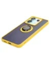 Buy Bizon Case Hybrid Ring Xiaomi Poco X6 / Xiaomi Redmi Note 13 Pro 5G smoky with a yellow frame - BIZ5222 - {ean13} - Home Screen Store Europe