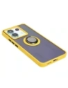 Kup Etui s úchopem na prst Bizon Case Hybrid Ring do Xiaomi Poco X6 / Xiaomi Redmi Note 13 Pro 5G kouřové s žlutým rámečkem - BIZ5222 - {ean13} - Sklep Home Screen