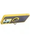 Buy Bizon Case Hybrid Ring Xiaomi Poco X6 / Xiaomi Redmi Note 13 Pro 5G smoky with a yellow frame - BIZ5222 - {ean13} - Home Screen Store Europe