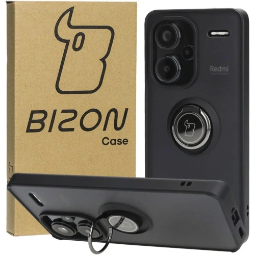 Kup Bizon Case Hybrid Ring Xiaomi Redmi Note 13 Pro+ 5G rauchig mit einem schwarzen Rahmen - BIZ4652 - {ean13} - Sklep Home Screen