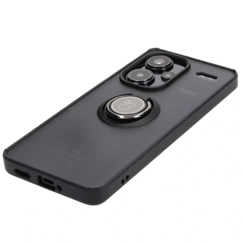 Kup Bizon Case Hybrid Ring Xiaomi Redmi Note 13 Pro+ 5G rauchig mit einem schwarzen Rahmen - BIZ4652 - {ean13} - Sklep Home Screen