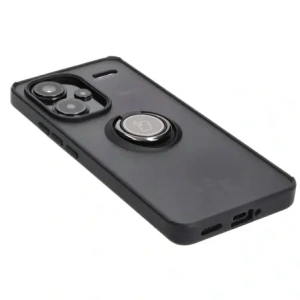 Bizon Case Hybrid Ring Xiaomi Redmi Note 13 Pro+ 5G smoky with a black frame