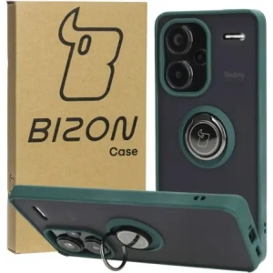 Kup Bizon Case Hybrid Ring Xiaomi Redmi Note 13 Pro+ 5G rauchig mit einem dunkelgrünen Rahmen - BIZ5224 - {ean13} - Sklep Home Screen
