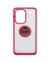 Kup Bizon Case Hybrid Ring Xiaomi Redmi Note 13 Pro+ 5G rauchig mit einem roten Rahmen - BIZ4654 - {ean13} - Sklep Home Screen
