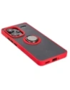 Kup Bizon Case Hybrid Ring Xiaomi Redmi Note 13 Pro+ 5G rauchig mit einem roten Rahmen - BIZ4654 - {ean13} - Sklep Home Screen