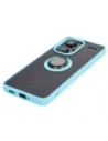 Kup Bizon Case Hybrid Ring Xiaomi Redmi Note 13 Pro+ 5G rauchig mit einem hellblauen Rahmen - BIZ4655 - {ean13} - Sklep Home Screen