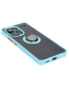 Kup Bizon Case Hybrid Ring Xiaomi Redmi Note 13 Pro+ 5G rauchig mit einem hellblauen Rahmen - BIZ4655 - {ean13} - Sklep Home Screen