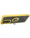 Buy Bizon Case Hybrid Ring Xiaomi Redmi Note 13 Pro+ 5G smoky with a yellow frame - BIZ4656 - {ean13} - Home Screen Store Europe