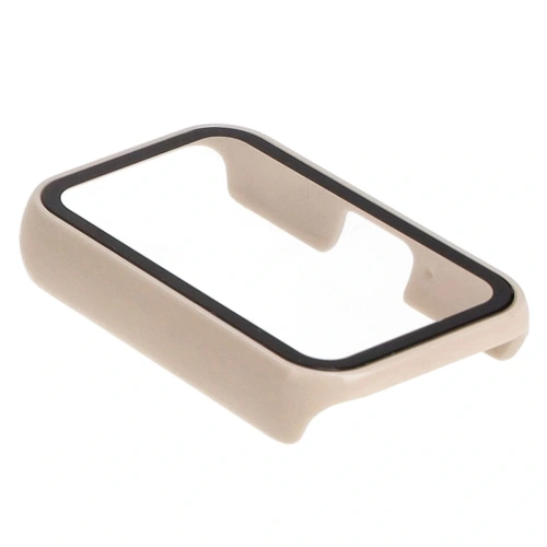 Kup Etui Bizon Case+Glass Watch do Samsung Galaxy Fit 3 béžové - BIZ5228 - {ean13} - Sklep Home Screen