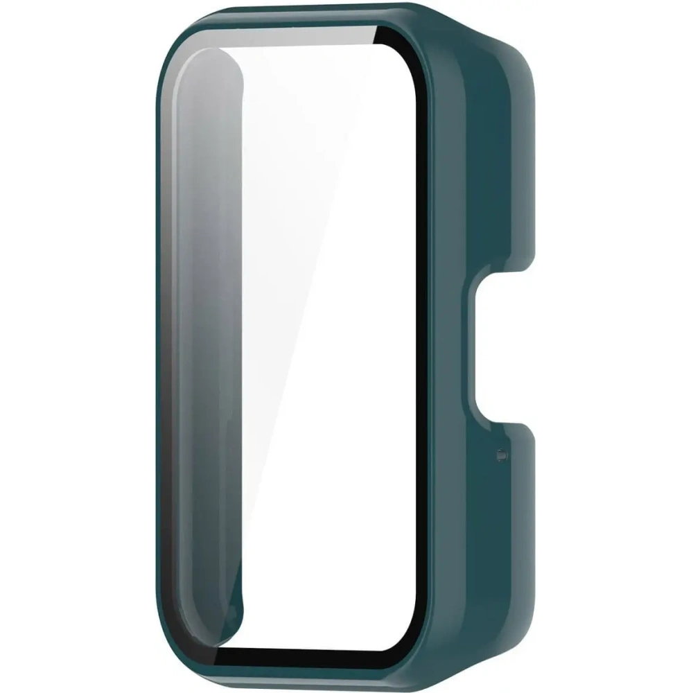 Etui Bizon Case+Glass Watch do Samsung Galaxy Fit 3 zielone