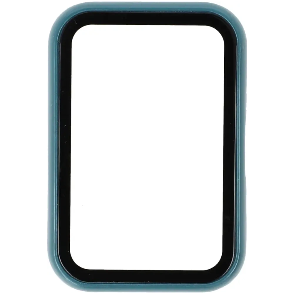 Etui Bizon Case+Glass Watch do Samsung Galaxy Fit 3 zielone