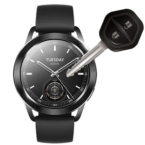 Kup Szkło hartowane Bizon Glass Watch Clear do Xiaomi Watch S3 - BIZ5230 - {ean13} - Sklep Home Screen