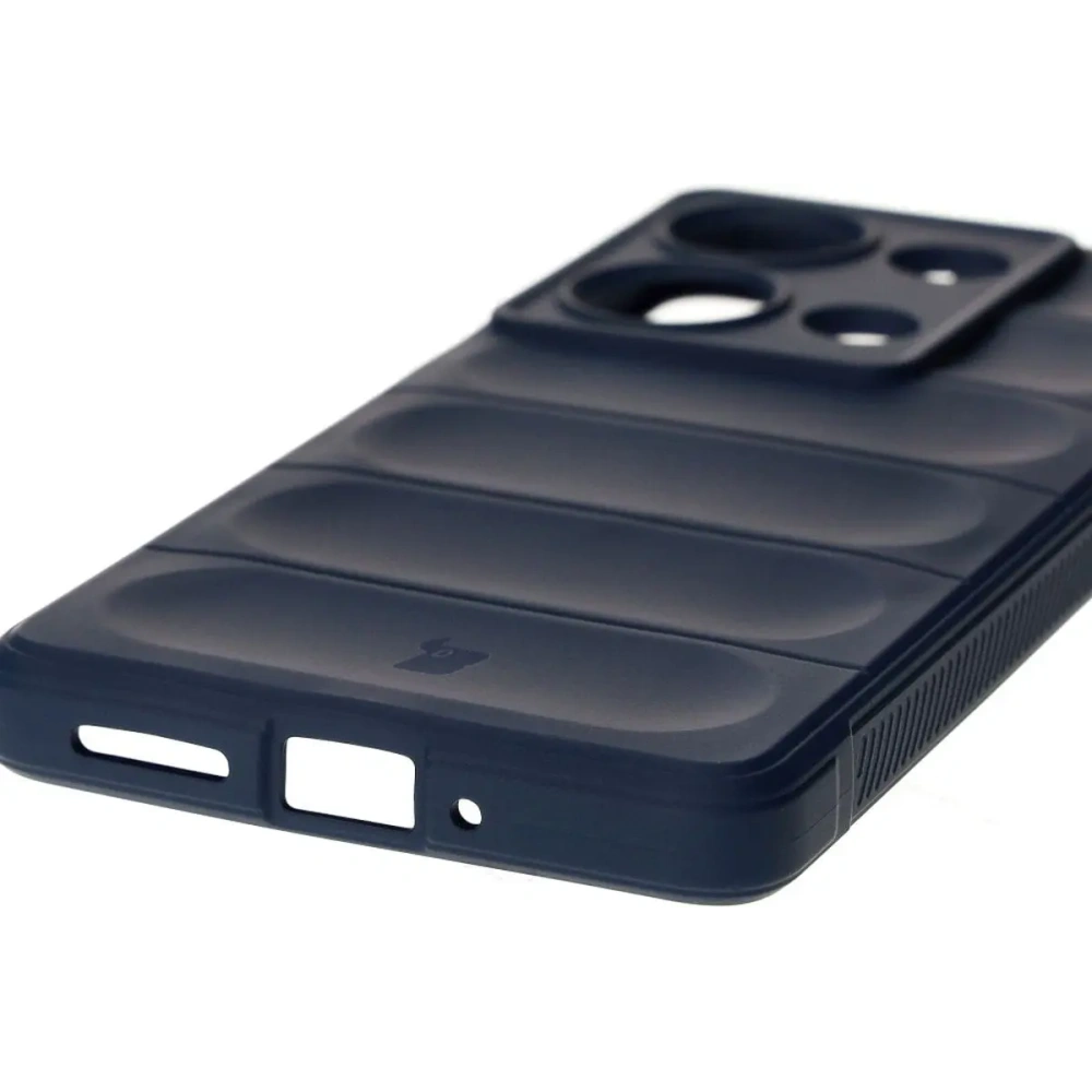 Pancerne etui Bizon Case Tur do Xiaomi Poco M6 Pro 4G / Xiaomi Redmi Note 13 Pro 4G / LTE / 14S granatowe