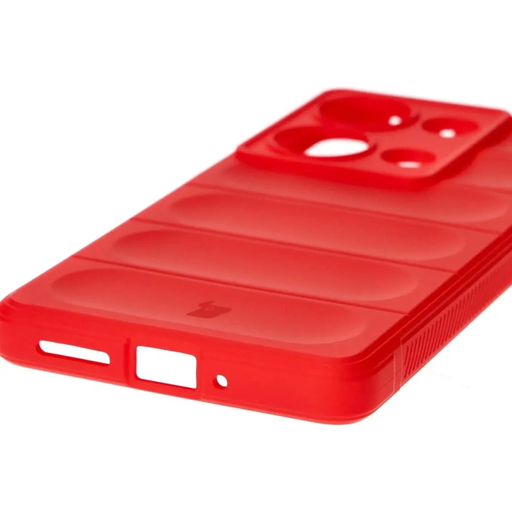 Pancerne etui Bizon Case Tur do Xiaomi Poco M6 Pro 4G / Xiaomi Redmi Note 13 Pro 4G / LTE / 14S czerwone