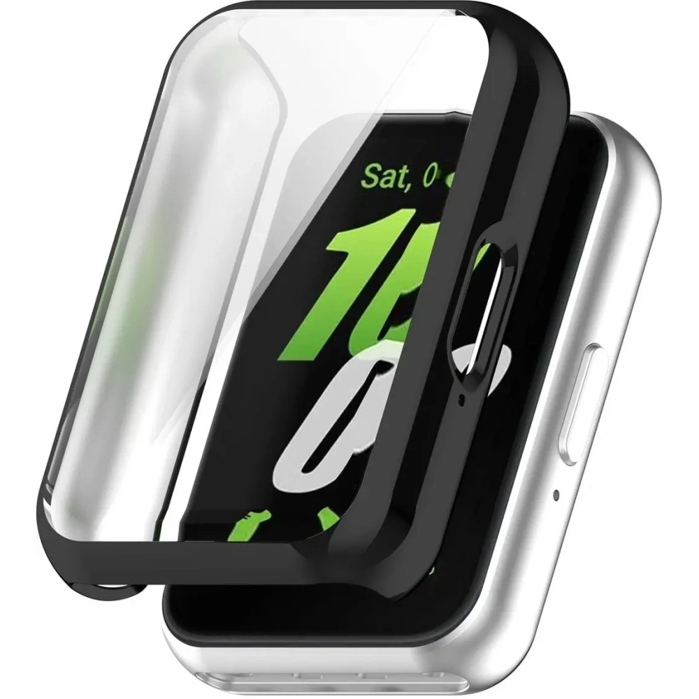 Etui z osłoną ekranu Bizon Case Watch Felipe do Samsung Galaxy Fit 3 czarne