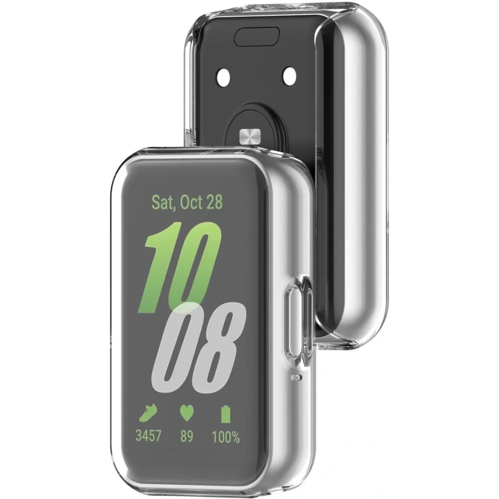 Etui z osłoną ekranu Bizon Case Watch Felipe do Samsung Galaxy Fit 3 przezroczyste