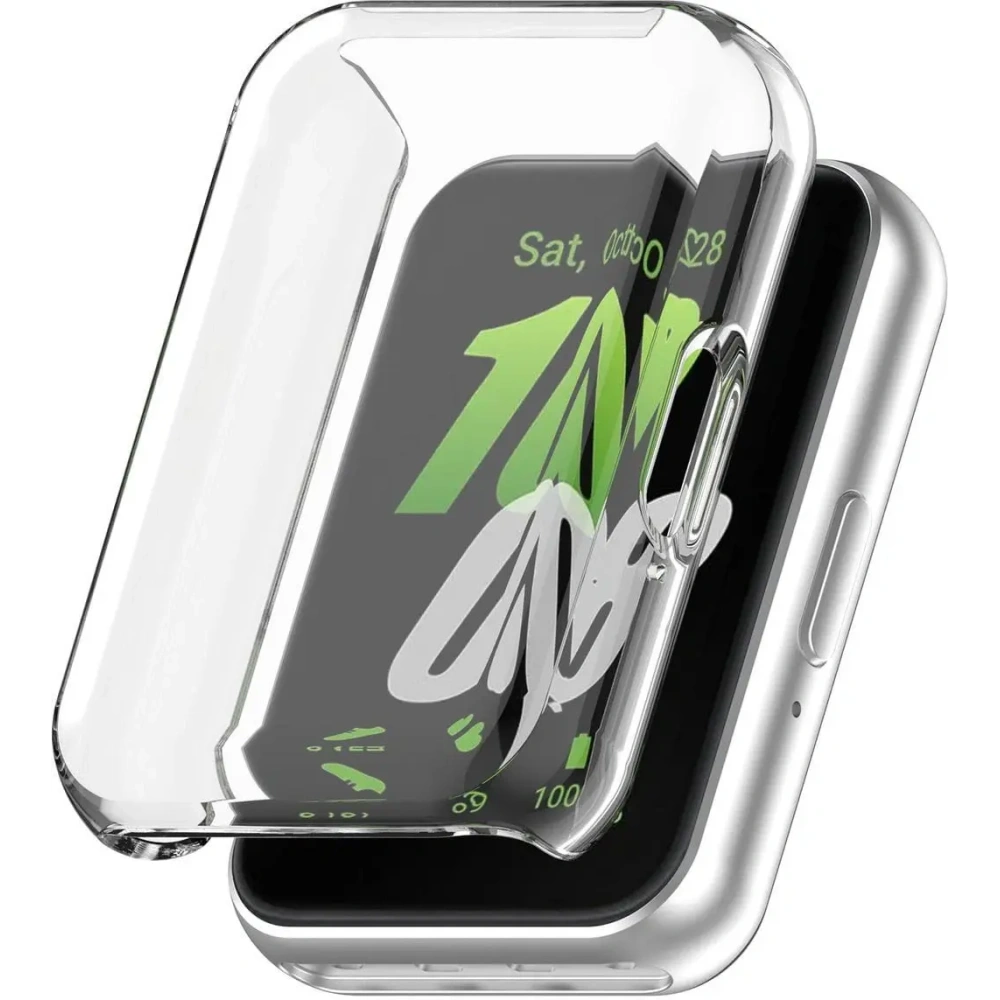 Etui z osłoną ekranu Bizon Case Watch Felipe do Samsung Galaxy Fit 3 przezroczyste