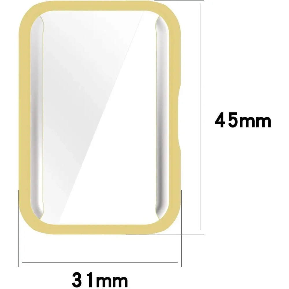 Etui z osłoną ekranu Bizon Case Watch Felipe do Samsung Galaxy Fit 3 złote