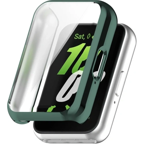 Kup Etui z osłoną ekranu Bizon Case Watch Felipe do Samsung Galaxy Fit 3 zielone - BIZ5241 - {ean13} - Sklep Home Screen