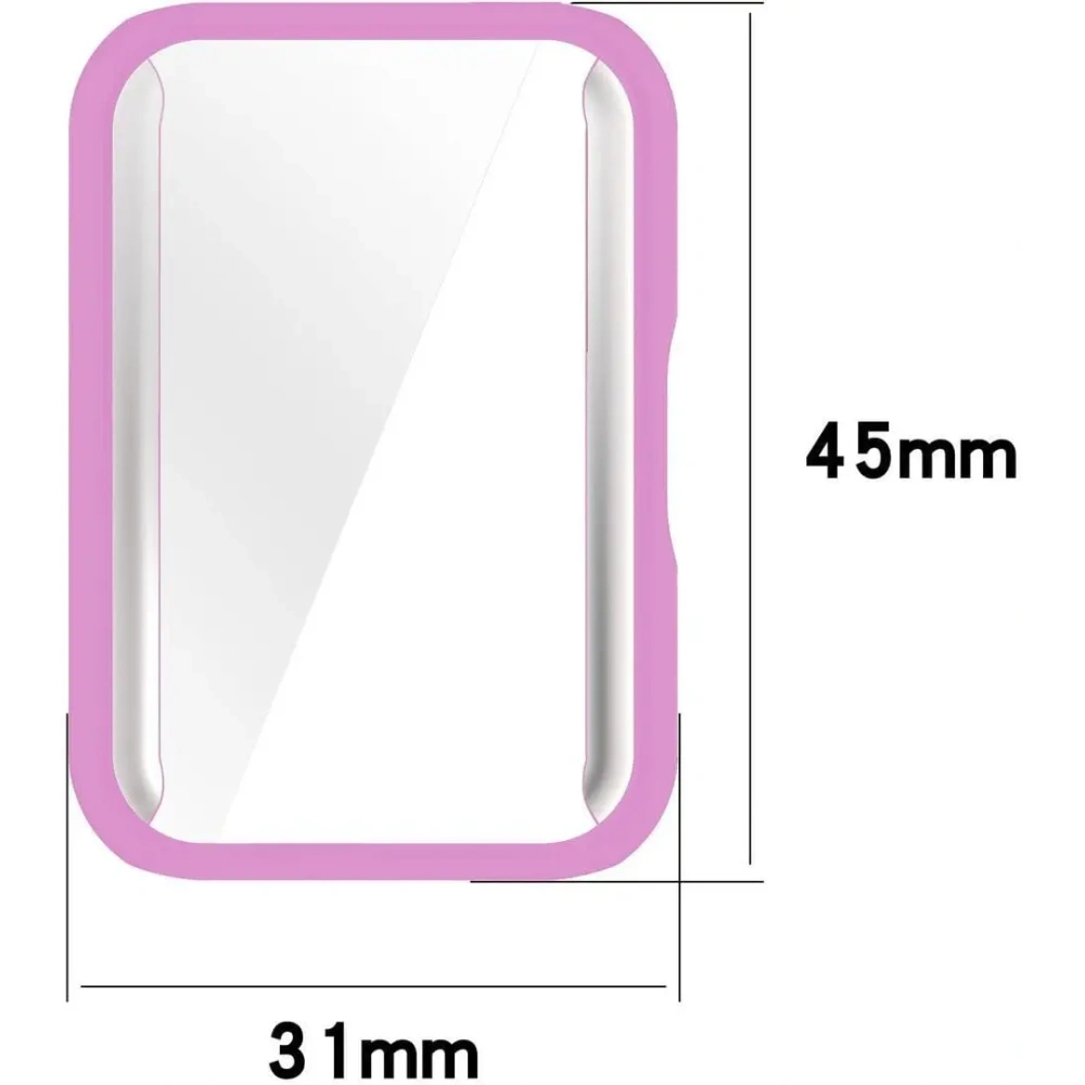 Etui z osłoną ekranu Bizon Case Watch Felipe do Samsung Galaxy Fit 3 różowe