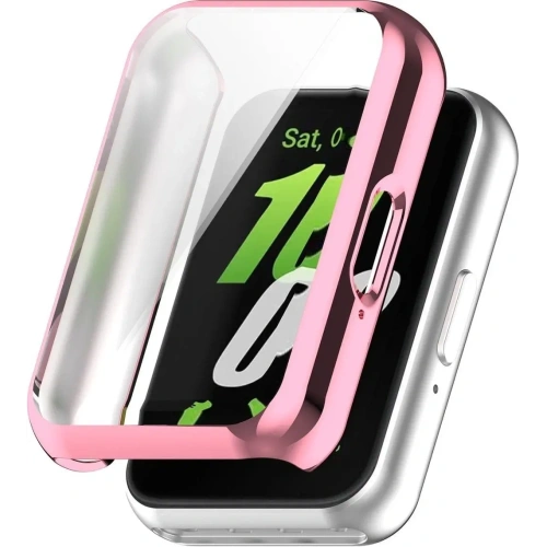 Kup Etui z osłoną ekranu Bizon Case Watch Felipe do Samsung Galaxy Fit 3 różowe - BIZ5242 - {ean13} - Sklep Home Screen