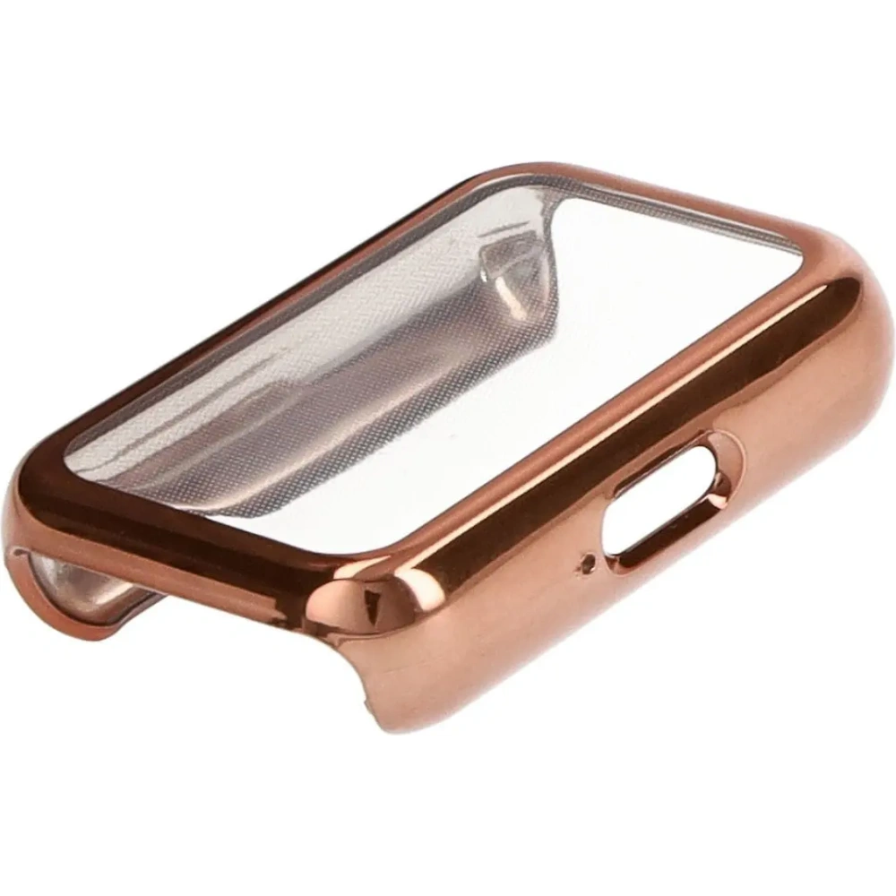 Etui z osłoną ekranu Bizon Case Watch Felipe do Samsung Galaxy Fit 3 różowozłote